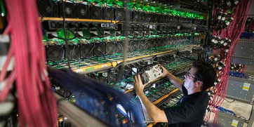 An advanced mining rig setup, optimized for cryptocurrencies like BTC and ETH